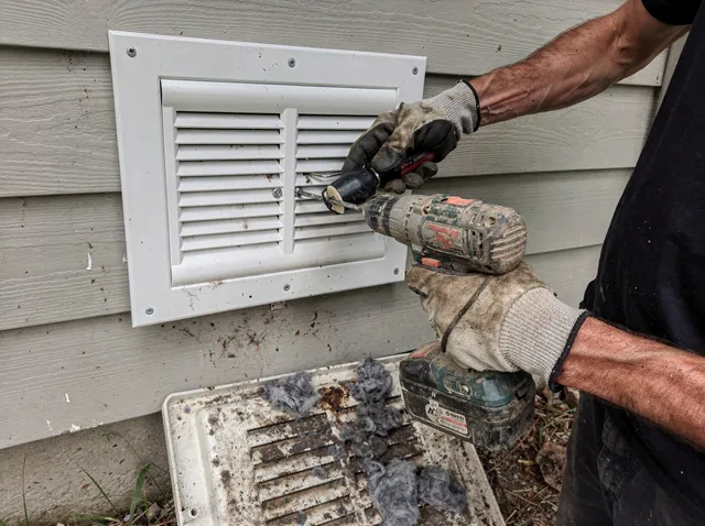 Dryer Vent Cover Replacement in Cromwell