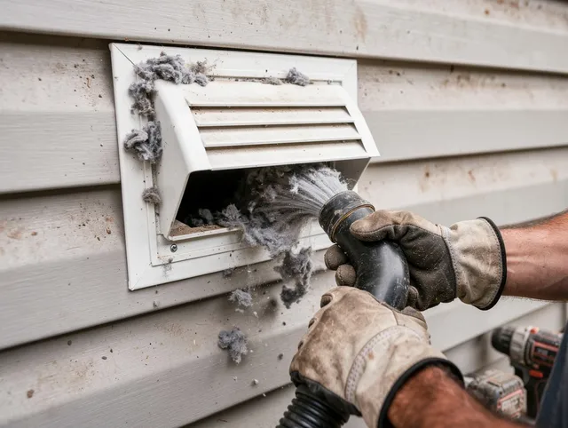 Professional dryer vent cleaning by Cromwell Dryer Vent Cleaning in Cromwell