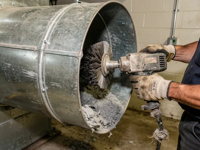 Industrial-grade dryer vent cleaning by Cromwell Dryer Vent Cleaning in Cromwell